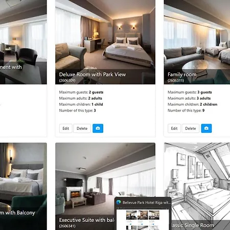 Bellevue Park With Free Parking Hotel Riga
